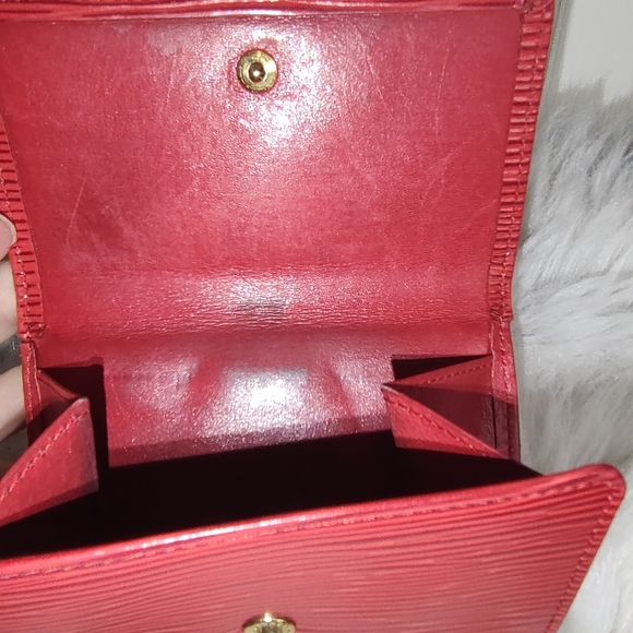 vintage Louis Vuitton epi wallet 90s Elise portefeuille trifold - Picture 10 of 16